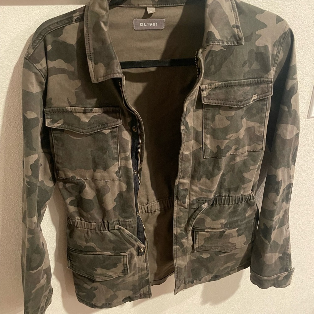 DL1961 Jacket Teen Girl Camo Military Army Utility Y2K Hip Hop Urban ROCCO Large